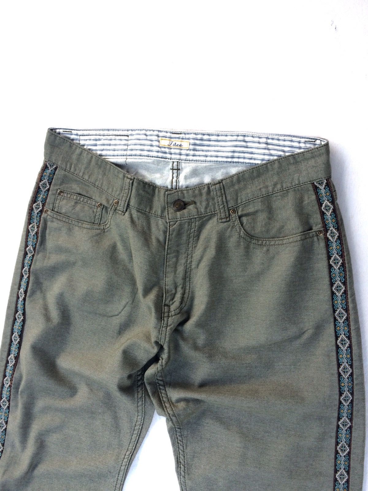 Japanese Brand Japanese Brand J.Dee Side tape Flower Trousers Casual pant Size US 34 / EU 50 - 2 Thumbnail