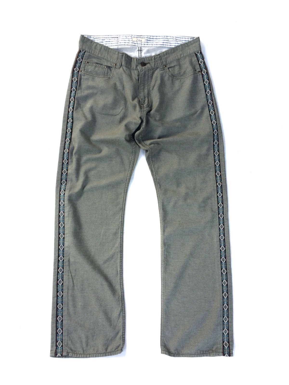 Japanese Brand Japanese Brand J.Dee Side tape Flower Trousers Casual pant Size US 34 / EU 50 - 1 Thumbnail