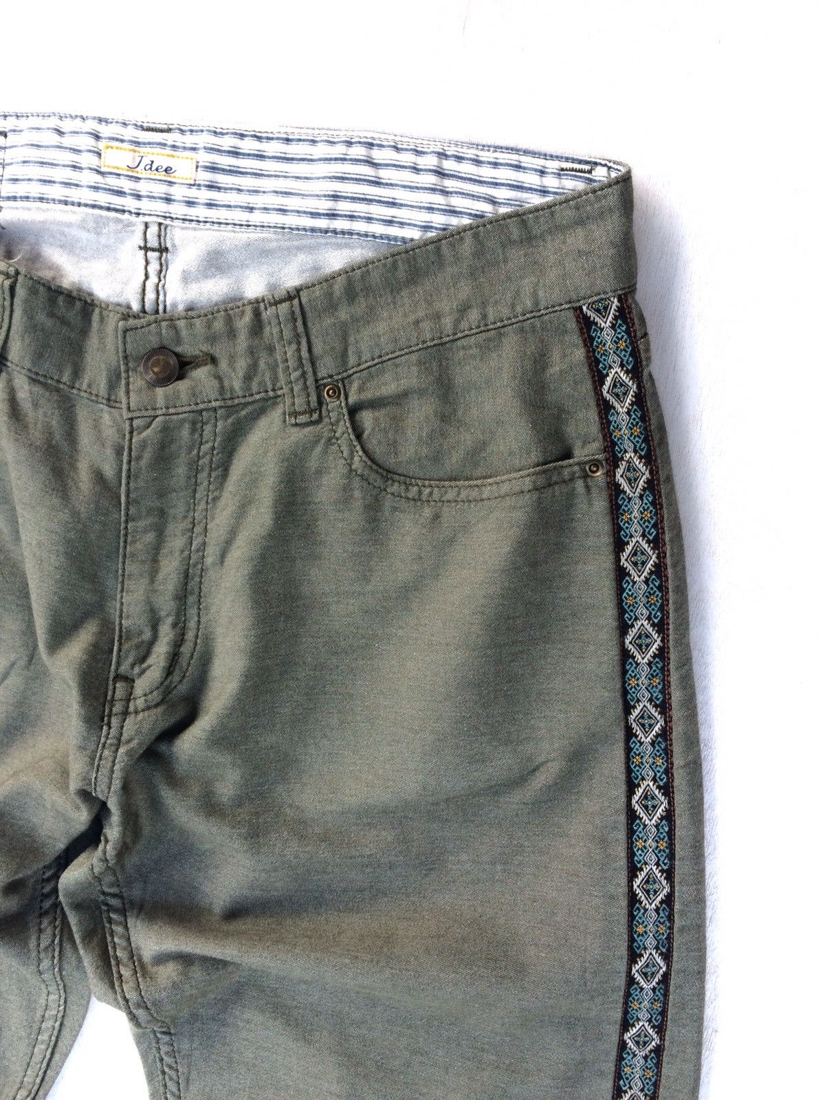Japanese Brand Japanese Brand J.Dee Side tape Flower Trousers Casual pant Size US 34 / EU 50 - 4 Thumbnail