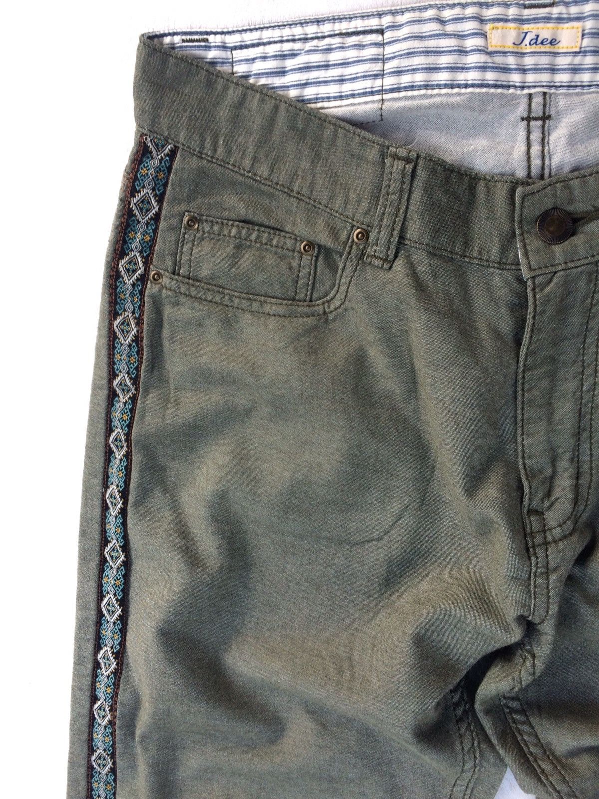 Japanese Brand Japanese Brand J.Dee Side tape Flower Trousers Casual pant Size US 34 / EU 50 - 5 Thumbnail