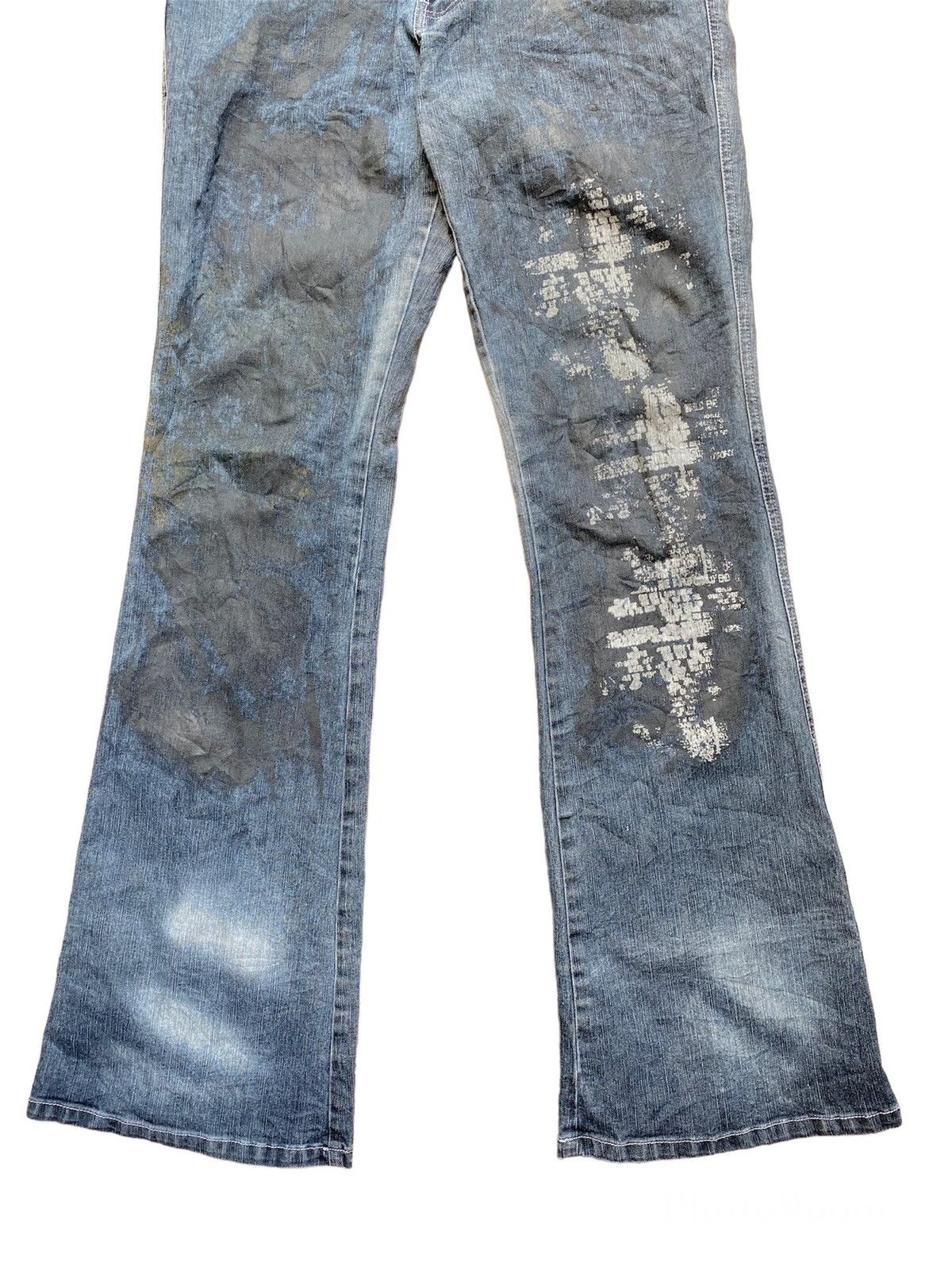 Japanese Brand Body line punk B-Storm jeans Size US 34 / EU 50 - 4 Thumbnail