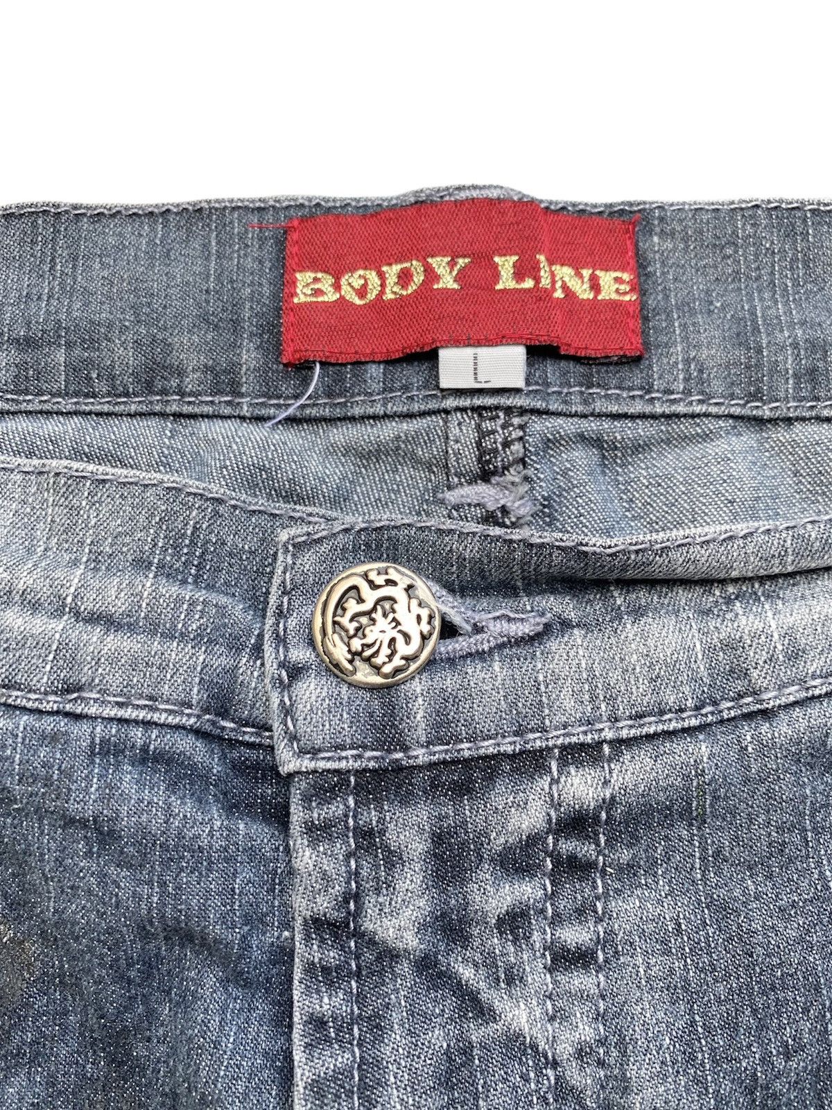 Japanese Brand Body line punk B-Storm jeans Size US 34 / EU 50 - 3 Thumbnail