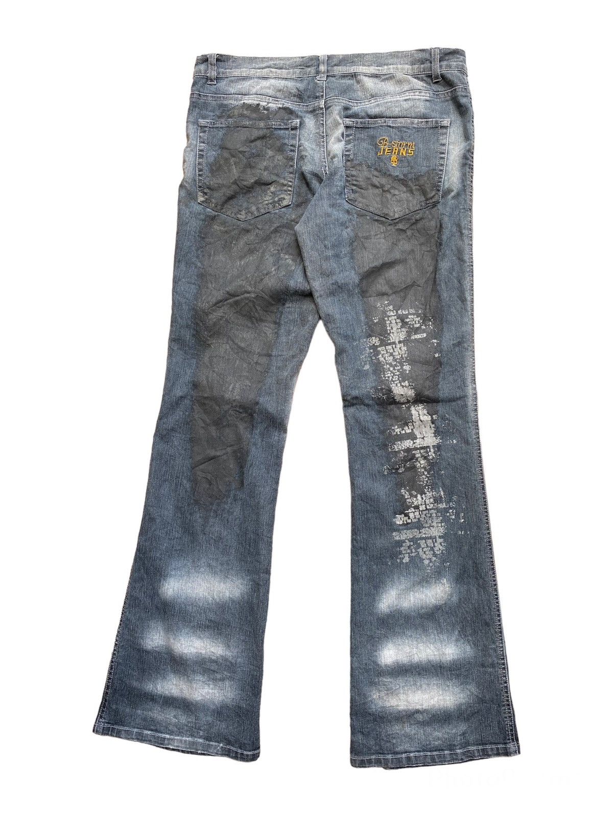 Japanese Brand Body line punk B-Storm jeans Size US 34 / EU 50 - 2 Thumbnail