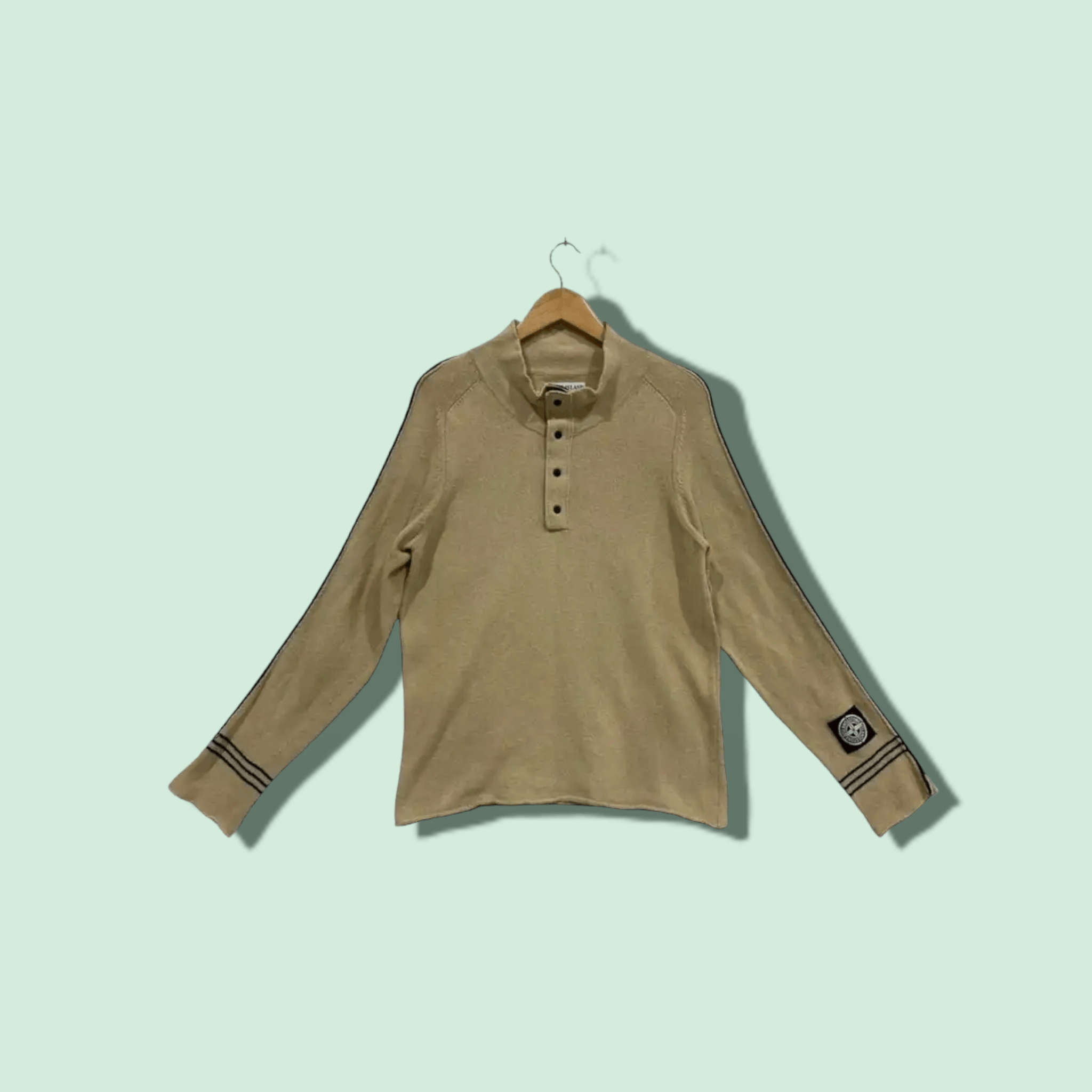 Stone Island STONE ISLAND Wool Sweater Sweatshirt Size US S / EU 44-46 / 1 - 1 Thumbnail