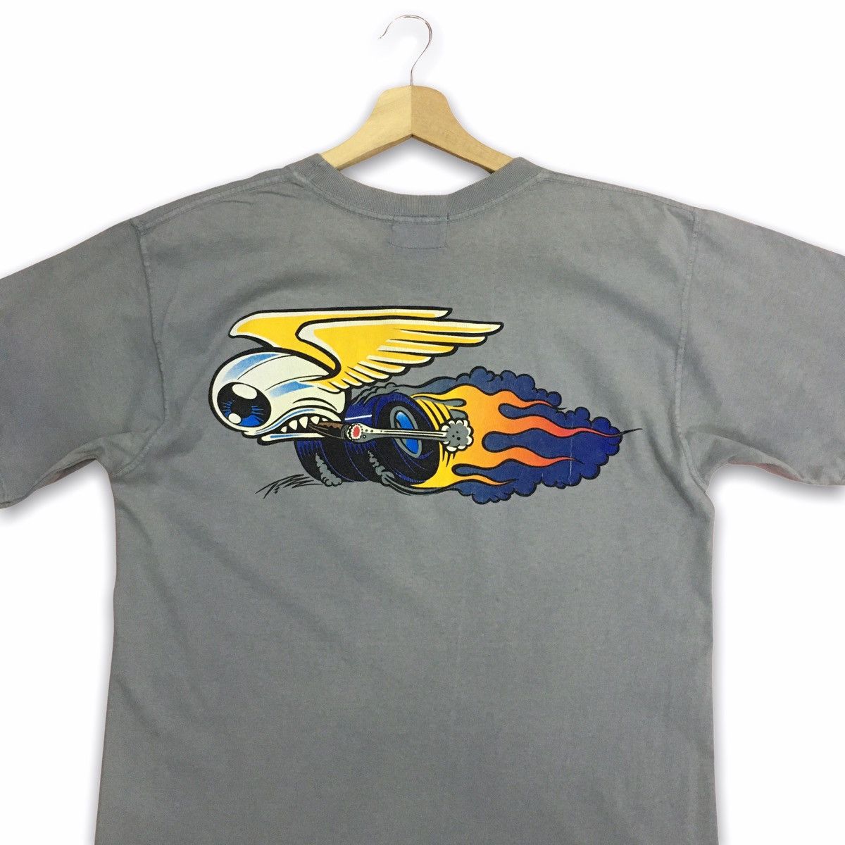 Vintage Rare Vintage Von Dutch Eye Ball Sun Faded Tee Size US M / EU 48-50 / 2 - 8 Thumbnail