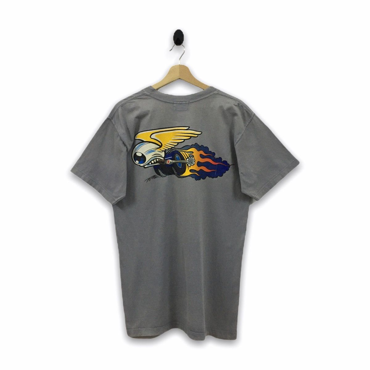 Vintage Rare Vintage Von Dutch Eye Ball Sun Faded Tee Size US M / EU 48-50 / 2 - 1 Thumbnail