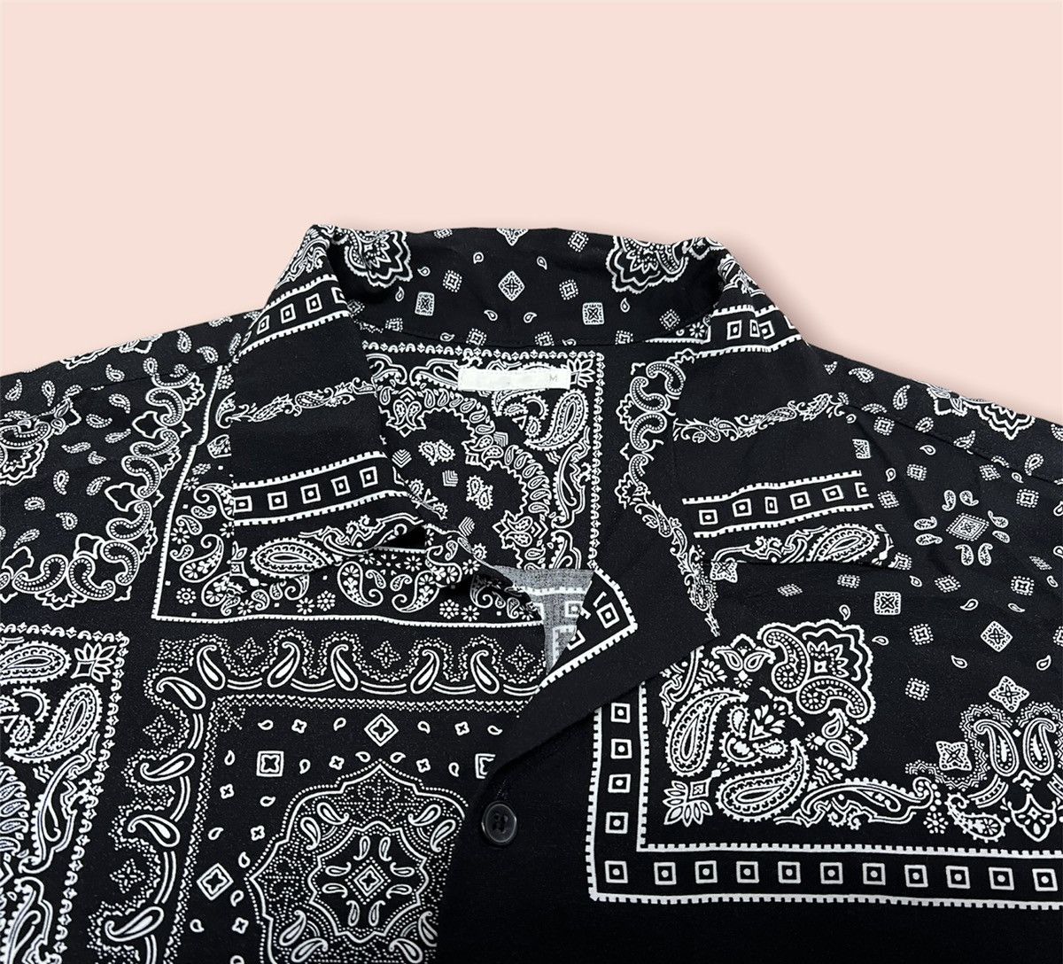 Japanese Brand × Uniqlo GU BANDANA BOX PAISLEY RAYON BUTTON DOWN SHIRT Size US M / EU 48-50 / 2 - 2 Thumbnail