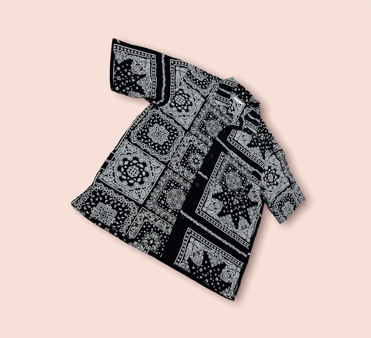 Japanese Brand × Uniqlo GU BANDANA BOX PAISLEY RAYON BUTTON DOWN SHIRT Size US M / EU 48-50 / 2 - 5 Thumbnail