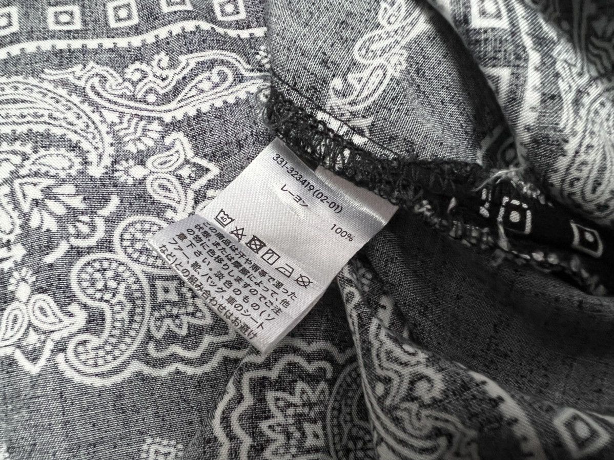 Japanese Brand × Uniqlo GU BANDANA BOX PAISLEY RAYON BUTTON DOWN SHIRT Size US M / EU 48-50 / 2 - 10 Thumbnail