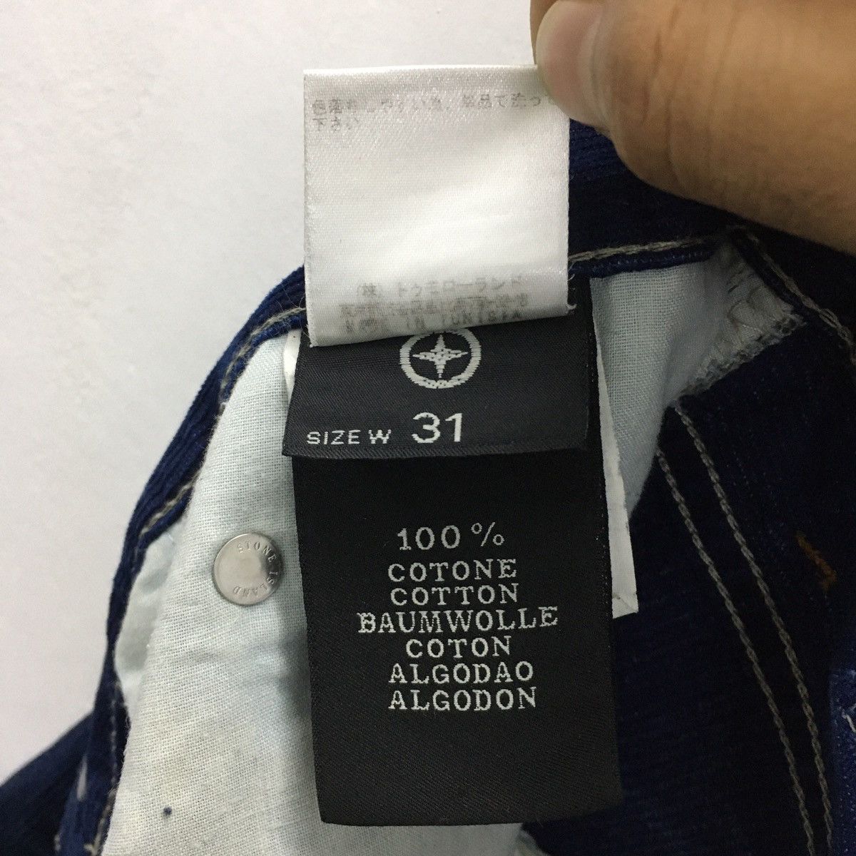Stone Island Rare STONE ISLAND Kodroi Blue Denim Jeans Size US 31 - 4 Thumbnail