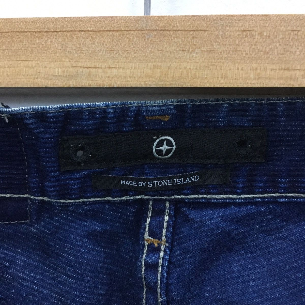 Stone Island Rare STONE ISLAND Kodroi Blue Denim Jeans Size US 31 - 12 Thumbnail