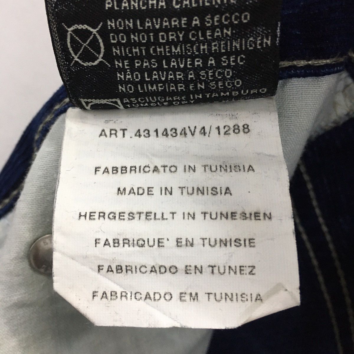 Stone Island Rare STONE ISLAND Kodroi Blue Denim Jeans Size US 31 - 7 Thumbnail