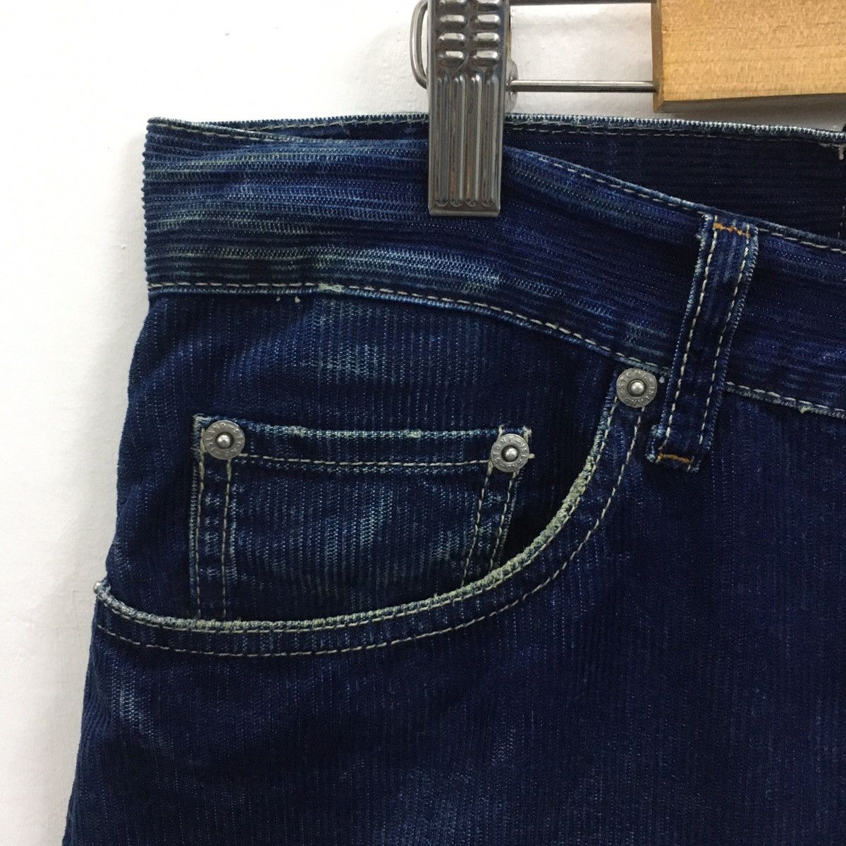 Stone Island Rare STONE ISLAND Kodroi Blue Denim Jeans Size US 31 - 14 Thumbnail