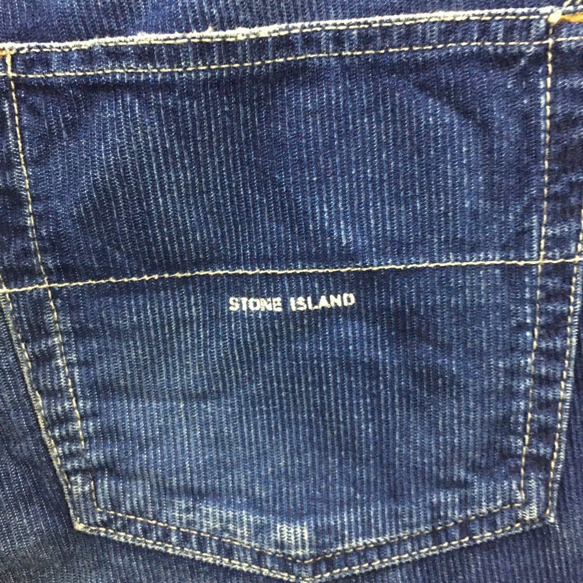 Stone Island Rare STONE ISLAND Kodroi Blue Denim Jeans Size US 31 - 10 Thumbnail