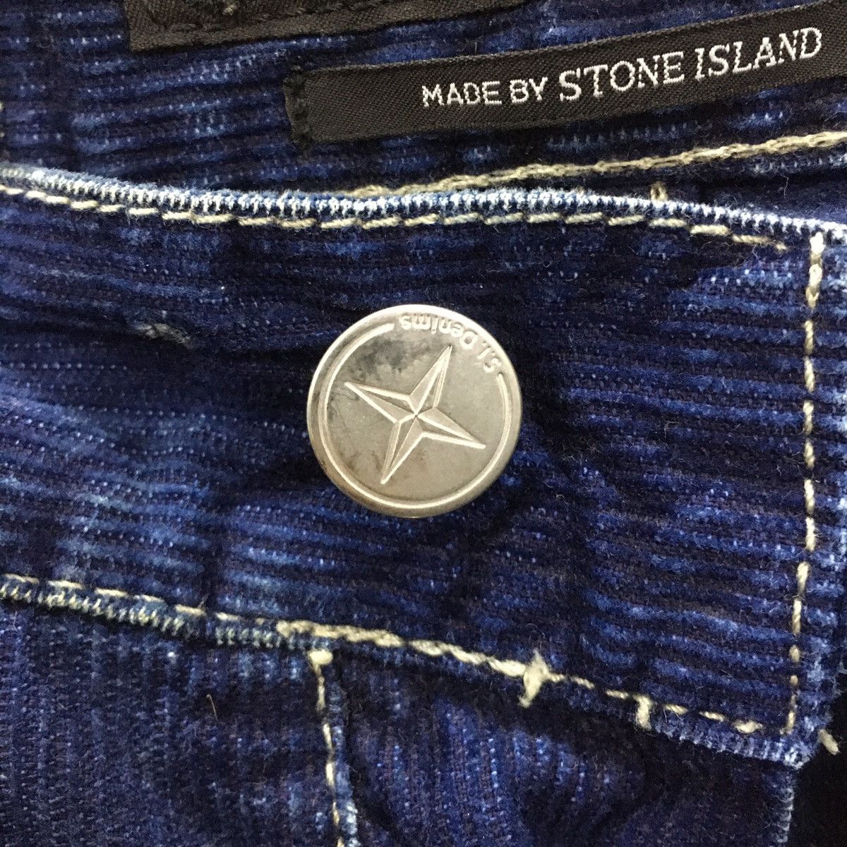 Stone Island Rare STONE ISLAND Kodroi Blue Denim Jeans Size US 31 - 17 Thumbnail