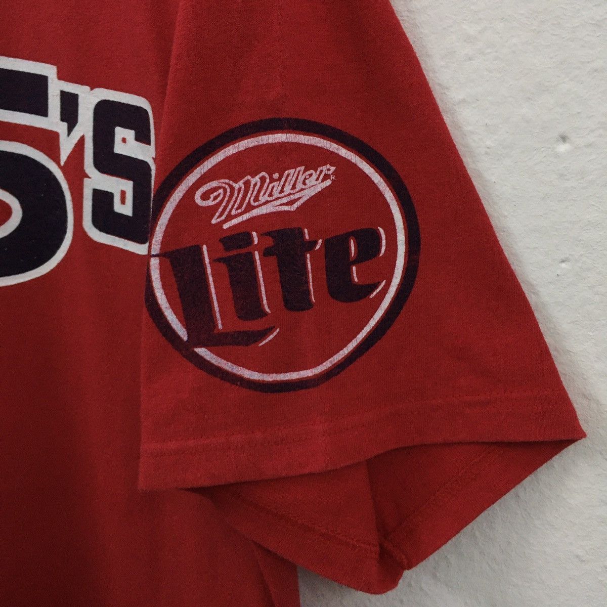 NBA Rare Vintage 45’s NBA Under Sponsors Tshirt Size US L / EU 52-54 / 3 - 5 Thumbnail