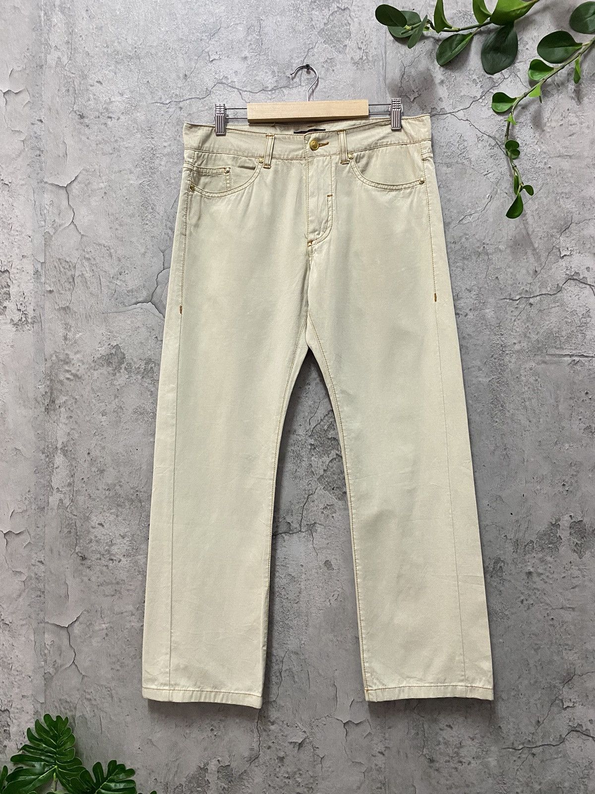 Roberto Cavalli Archive Roberto Cavalli Embroidered OG Logo Pants Size US 32 / EU 48 - 3 Thumbnail