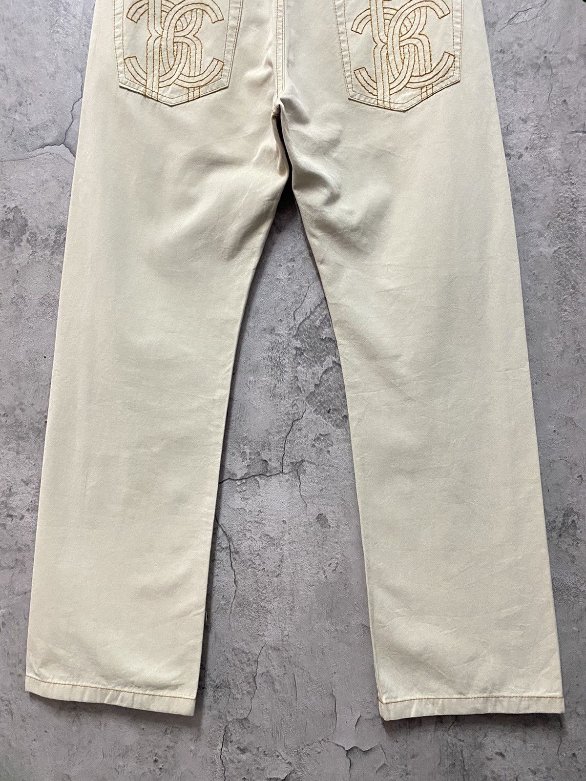 Roberto Cavalli Archive Roberto Cavalli Embroidered OG Logo Pants Size US 32 / EU 48 - 10 Thumbnail