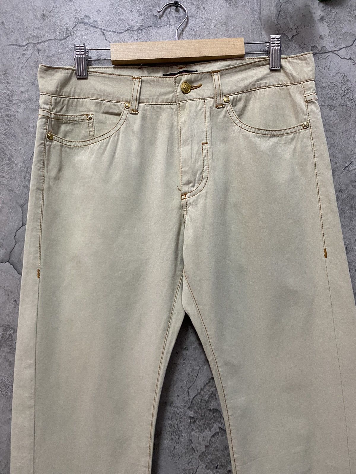 Roberto Cavalli Archive Roberto Cavalli Embroidered OG Logo Pants Size US 32 / EU 48 - 4 Thumbnail
