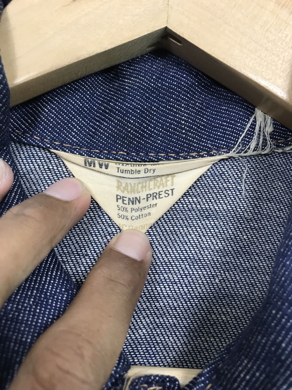 Vintage 60s-70s Vintage ranchcraft jc penny chambray selvedge jacket Size US S / EU 44-46 / 1 - 9 Thumbnail