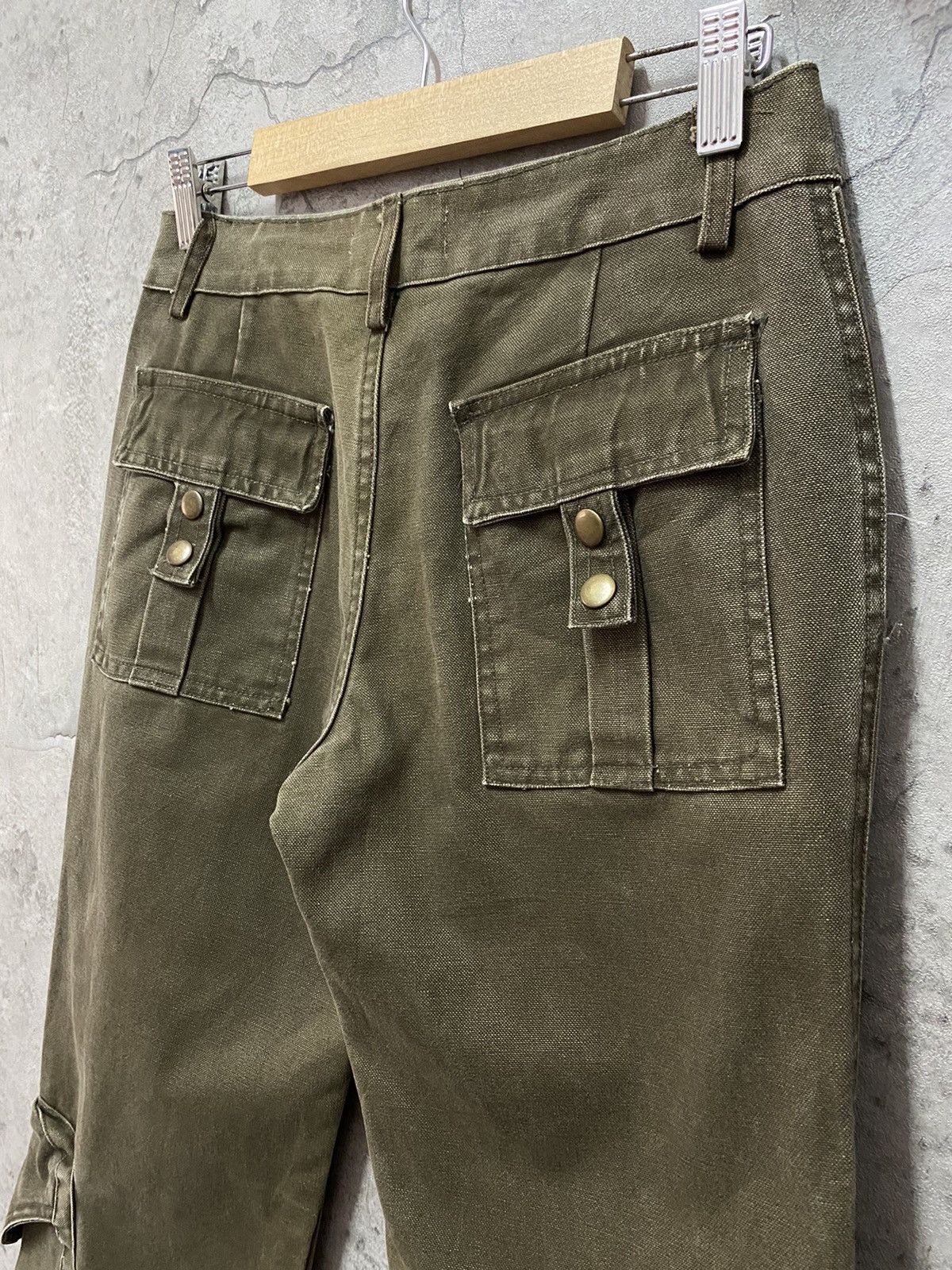 Japanese Brand Vintage Indentity Japan Utility Gas Mask Cargo Pants Size US 28 / EU 44 - 15 Thumbnail