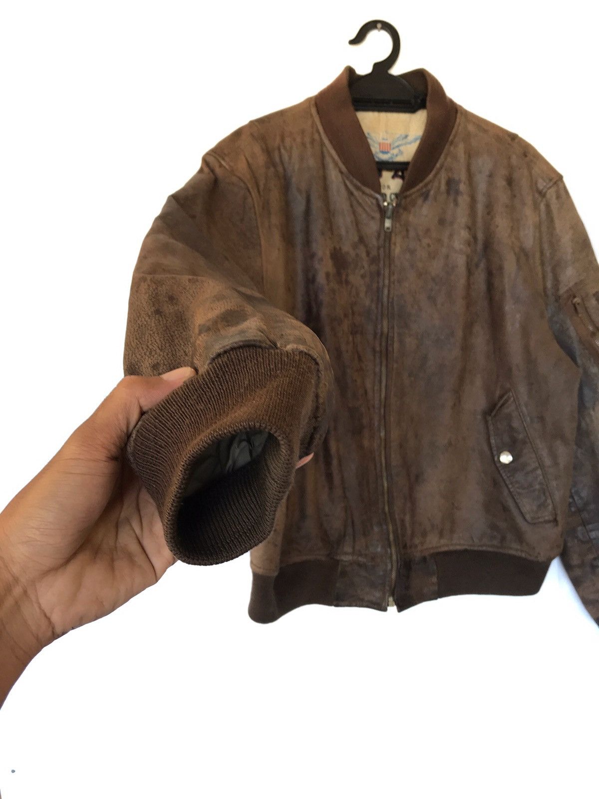 Vintage MR.SAN TAILEND CHARLY SHEEPSKIN FLYING JACKETS Size US M / EU 48-50 / 2 - 14 Thumbnail
