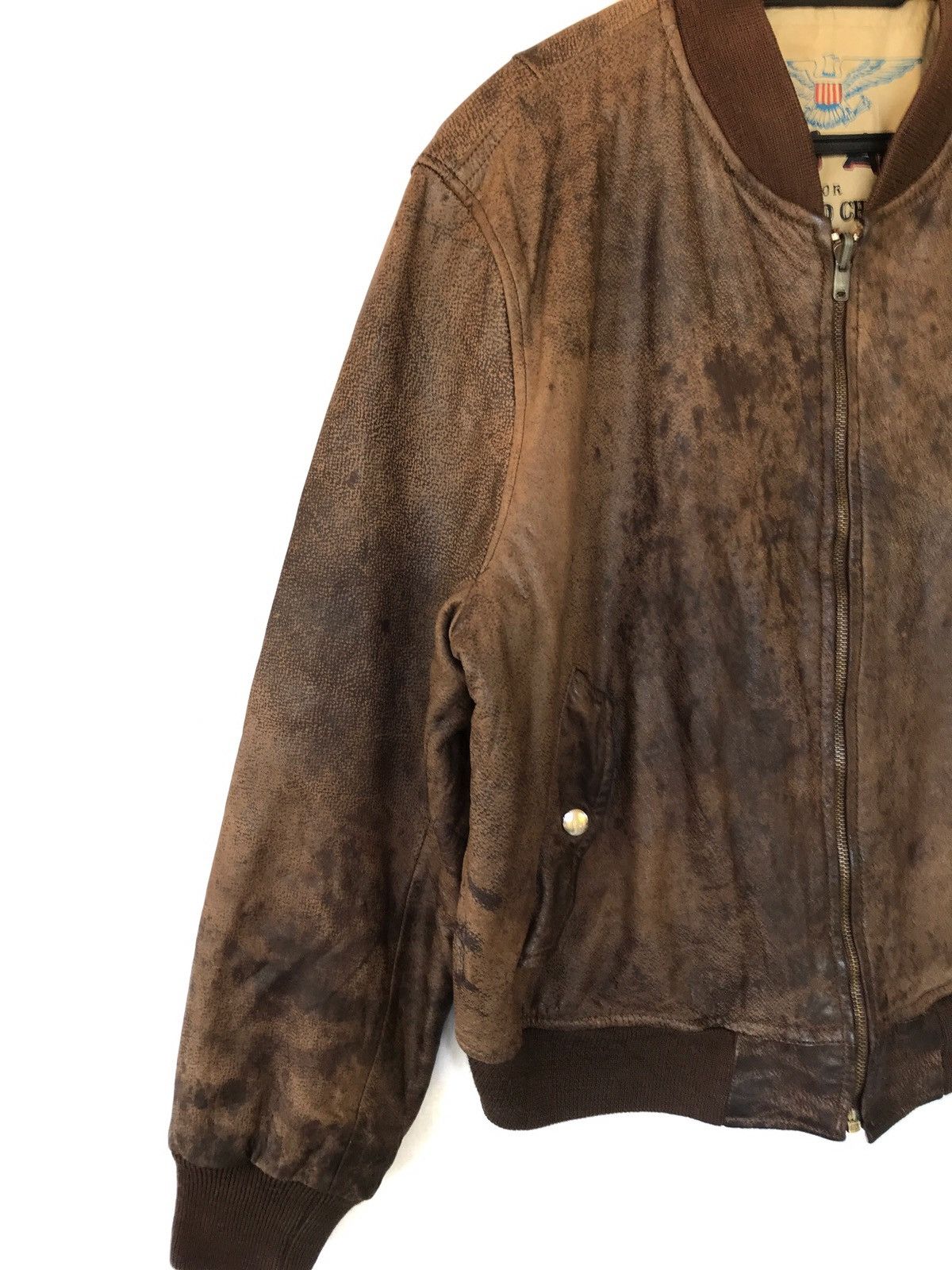 Vintage MR.SAN TAILEND CHARLY SHEEPSKIN FLYING JACKETS Size US M / EU 48-50 / 2 - 9 Thumbnail