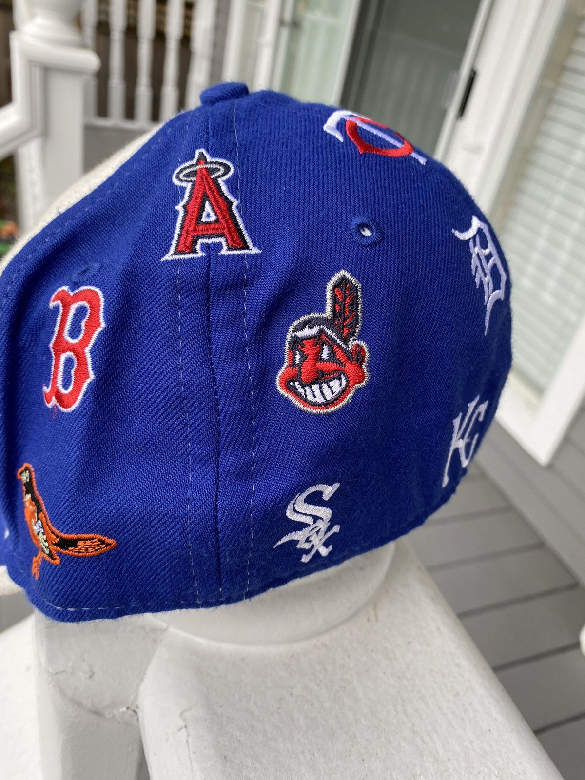 MLB × Vintage MLB American Eagle Baseball Hat Supreme Style Travis Kanye Size ONE SIZE - 4 Thumbnail