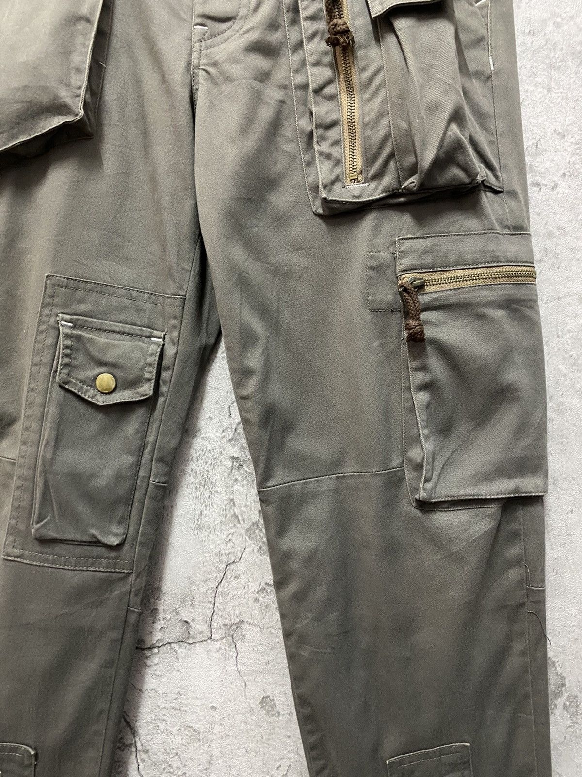 Japanese Brand BG Japan Technical Multi Pocket Utility Cargo Pants Size US 34 / EU 50 - 9 Thumbnail