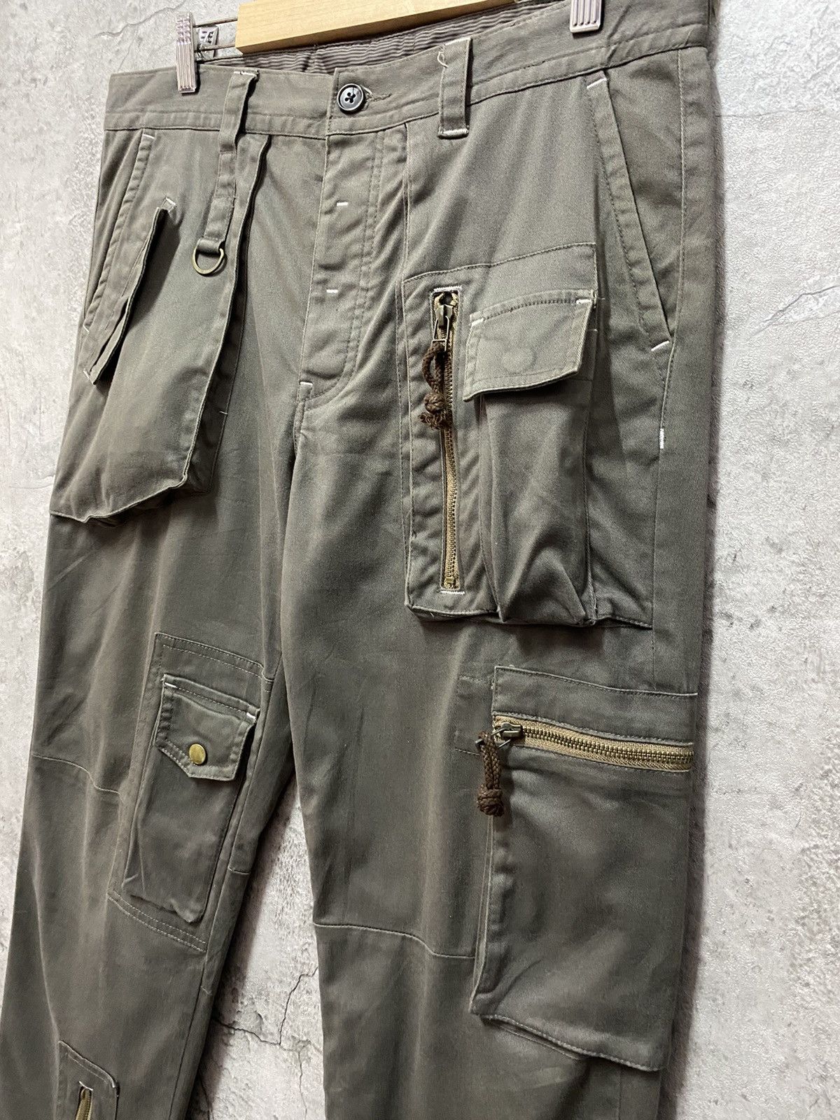 Japanese Brand BG Japan Technical Multi Pocket Utility Cargo Pants Size US 34 / EU 50 - 5 Thumbnail