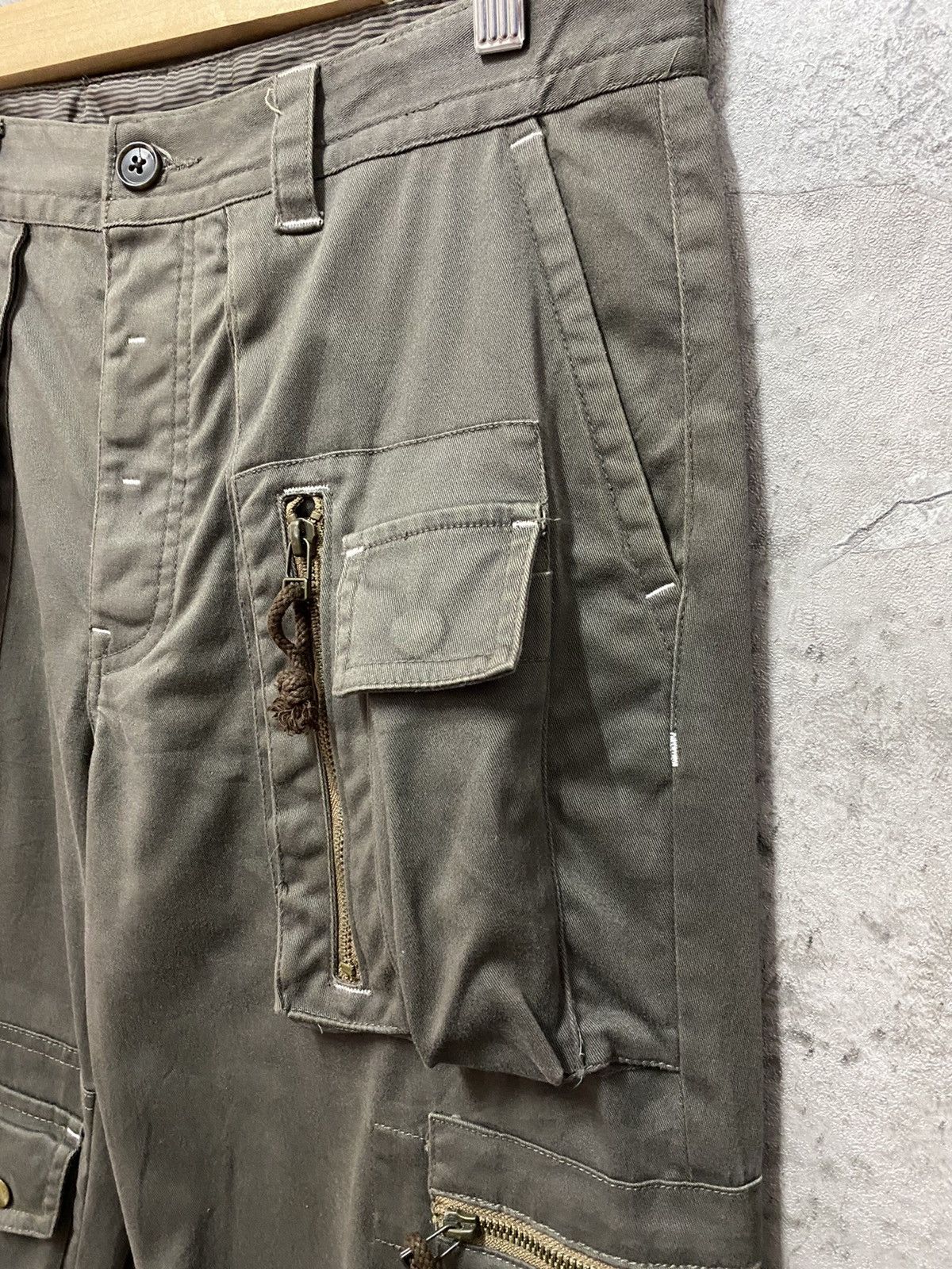 Japanese Brand BG Japan Technical Multi Pocket Utility Cargo Pants Size US 34 / EU 50 - 7 Thumbnail