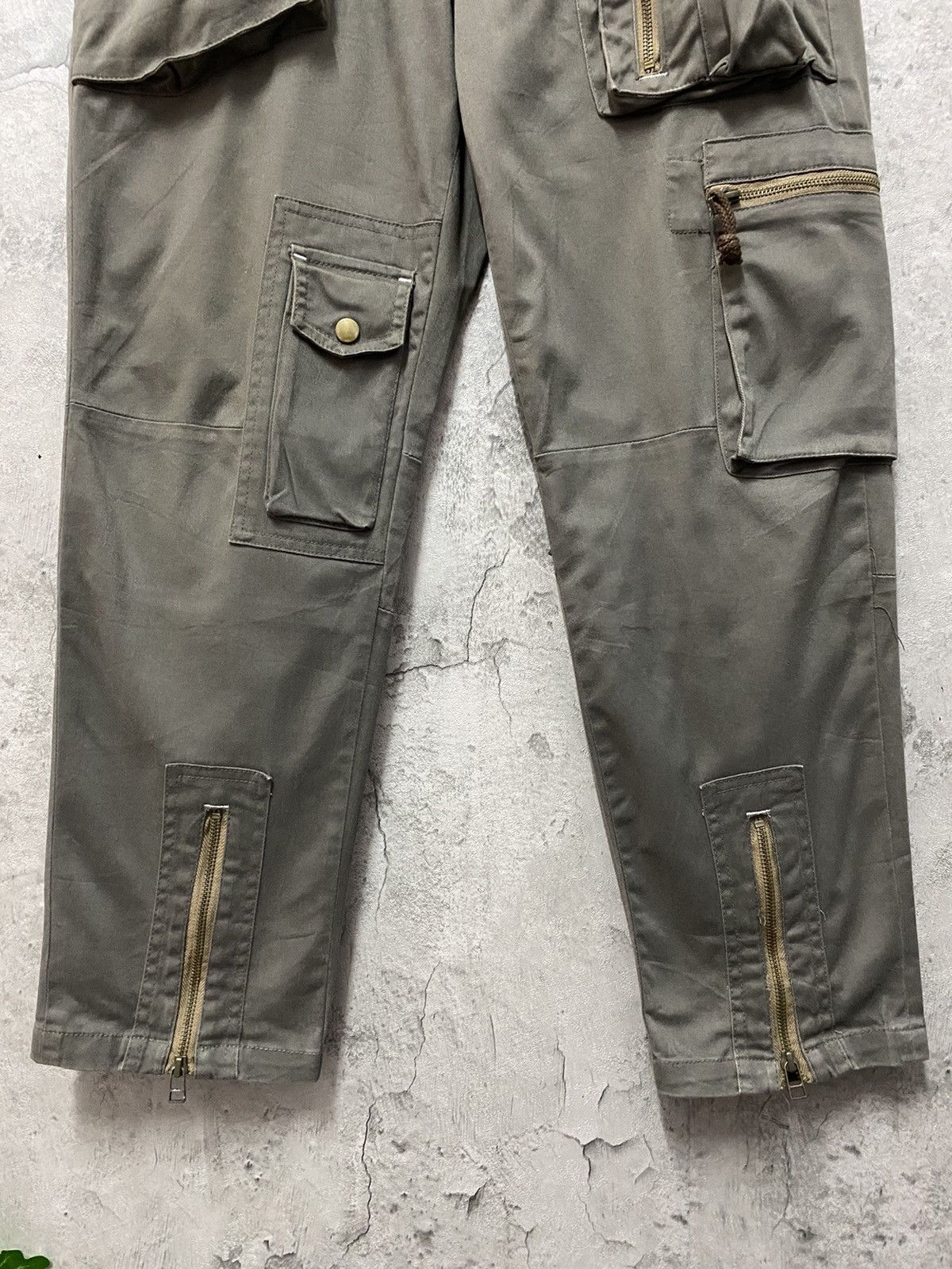 Japanese Brand BG Japan Technical Multi Pocket Utility Cargo Pants Size US 34 / EU 50 - 4 Thumbnail