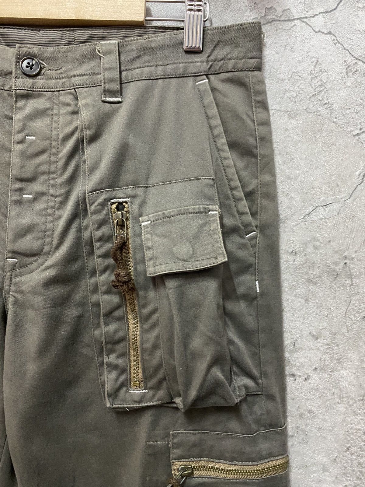 Japanese Brand BG Japan Technical Multi Pocket Utility Cargo Pants Size US 34 / EU 50 - 6 Thumbnail
