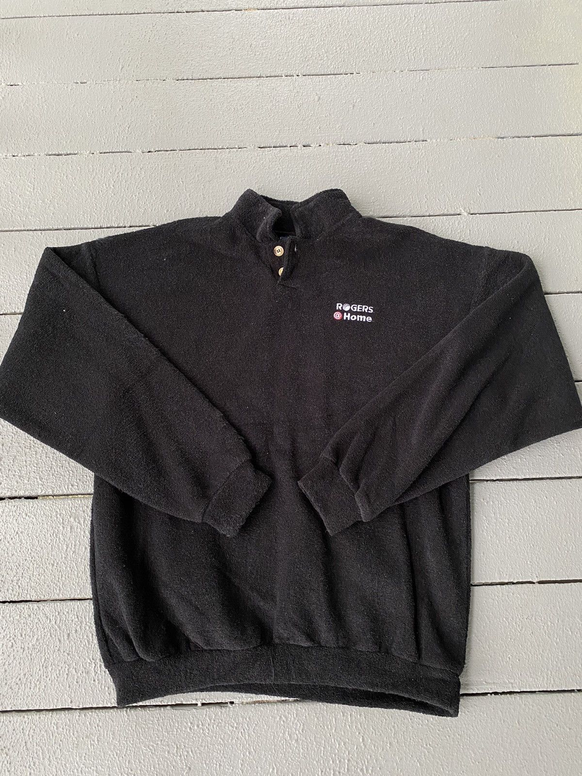 Vintage Vintage 90s Rogers Home Video Canada Promo Fleece Size US M / EU 48-50 / 2 - 1 Thumbnail