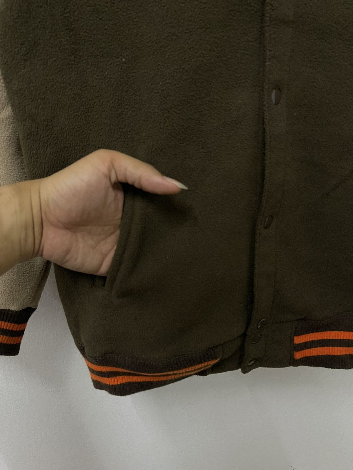 Japanese Brand × Vintage Japanese Button Up 2 Tone Varsiti Jacket Size US M / EU 48-50 / 2 - 2 Thumbnail