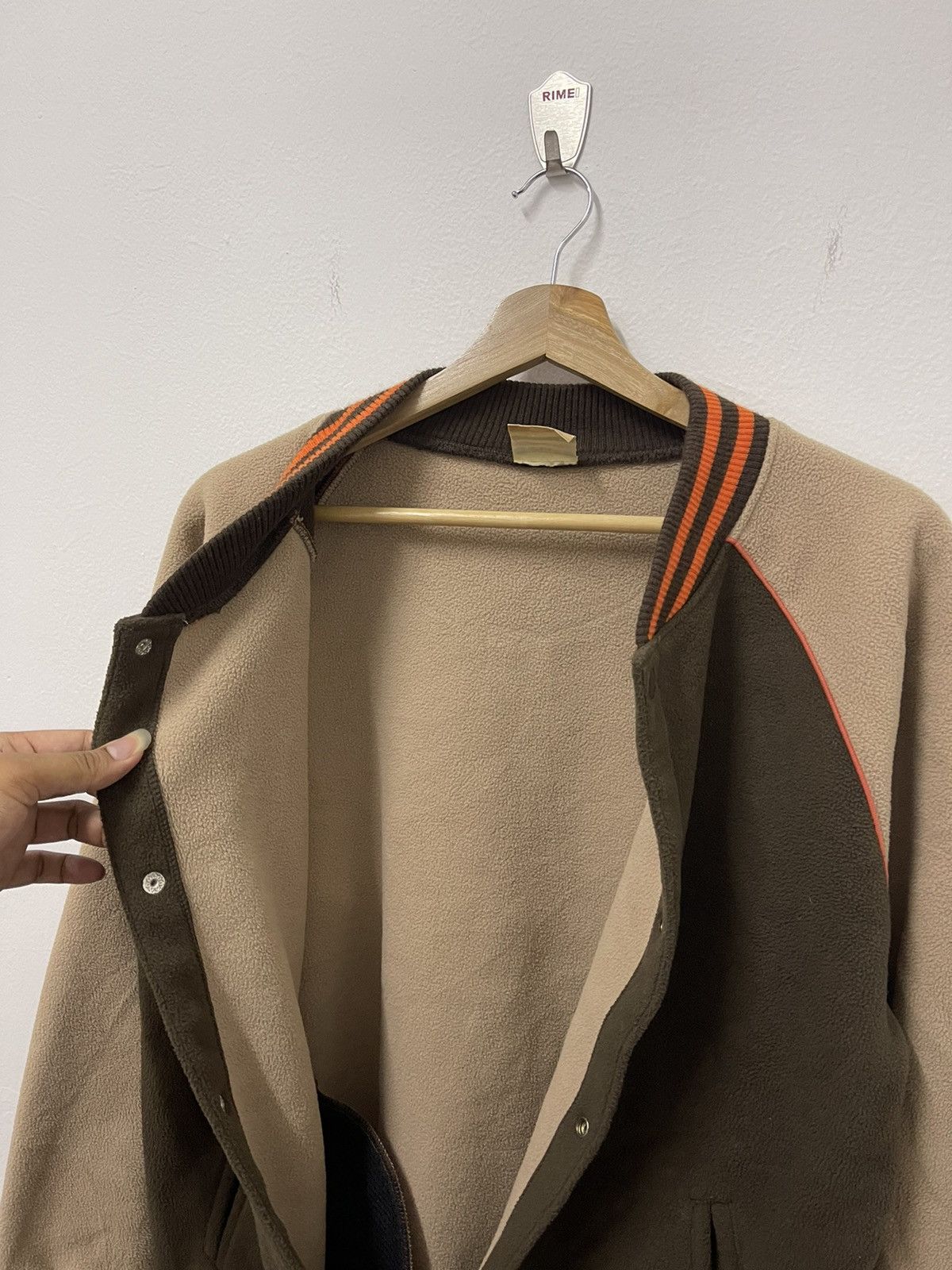 Japanese Brand × Vintage Japanese Button Up 2 Tone Varsiti Jacket Size US M / EU 48-50 / 2 - 5 Thumbnail