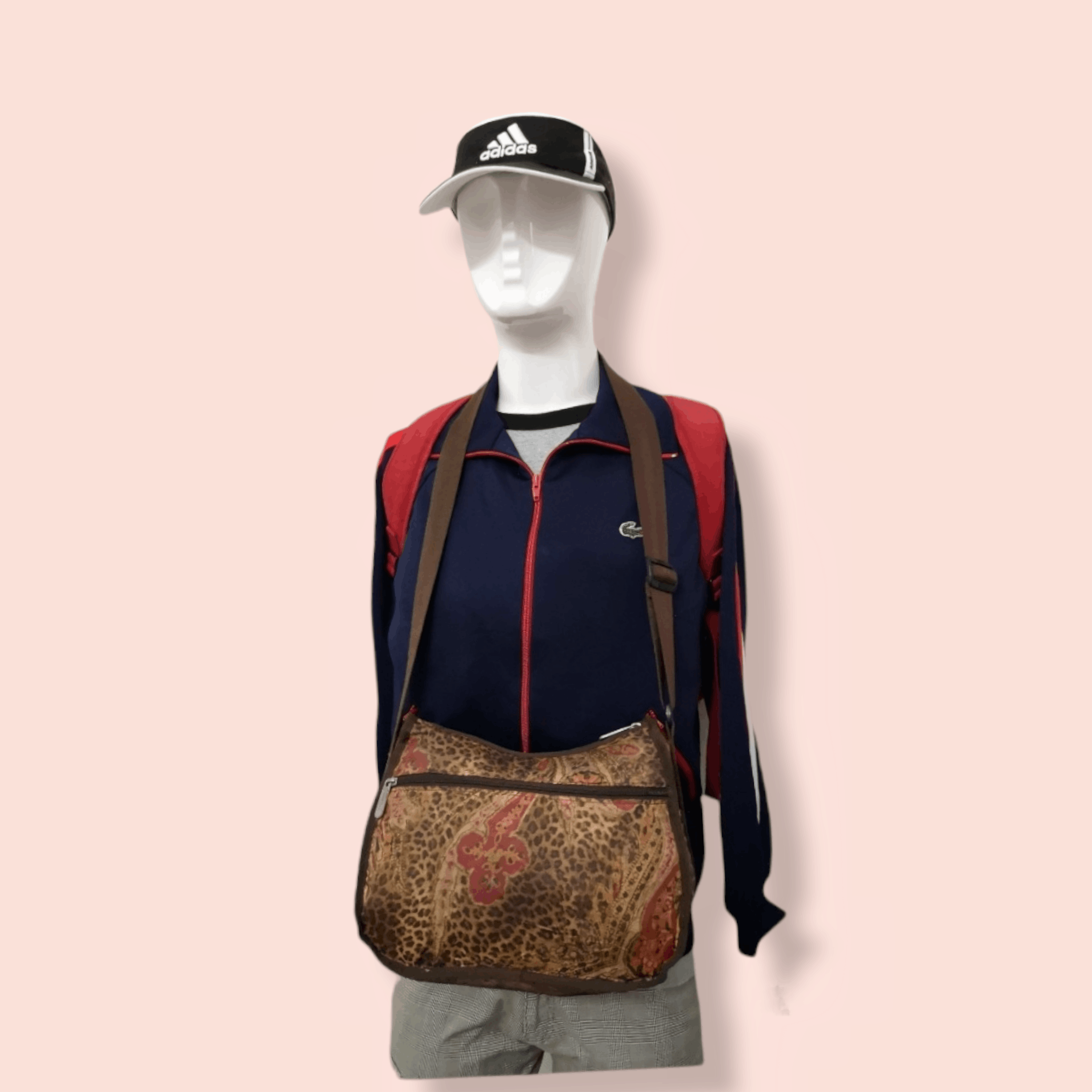 LeSportsac × Vintage LESPORTSAC LEOPARD/PEACOCK/PAISLEY CROSSBODY SLING BAG Size ONE SIZE - 2 Thumbnail