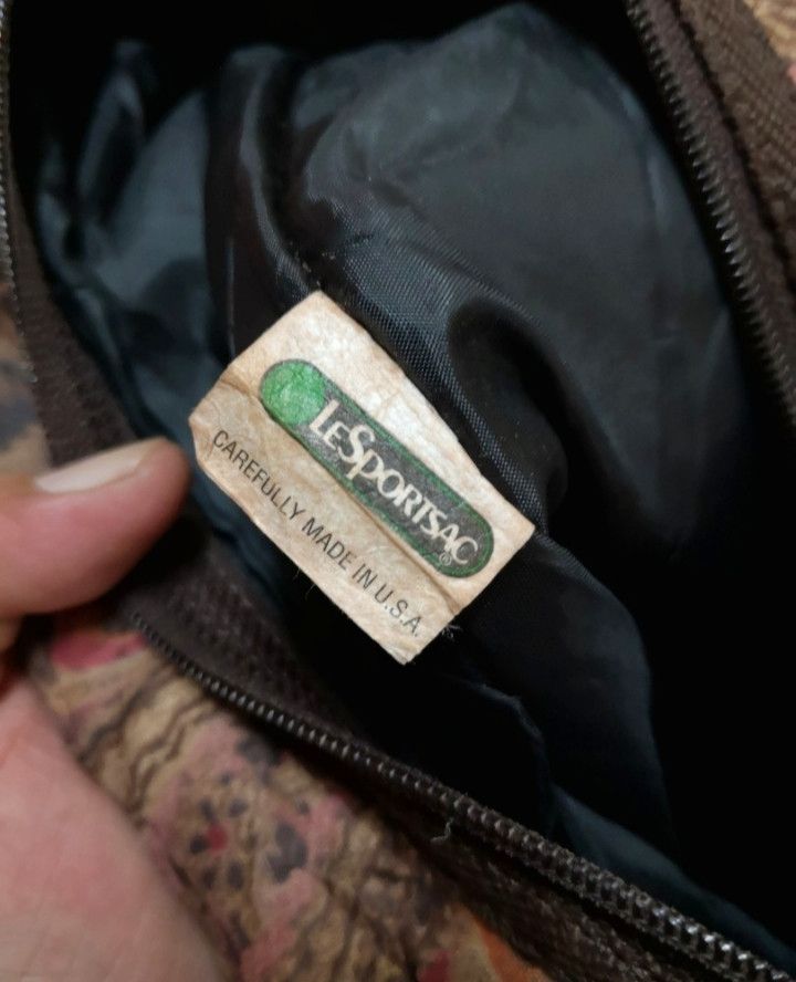LeSportsac × Vintage LESPORTSAC LEOPARD/PEACOCK/PAISLEY CROSSBODY SLING BAG Size ONE SIZE - 8 Thumbnail