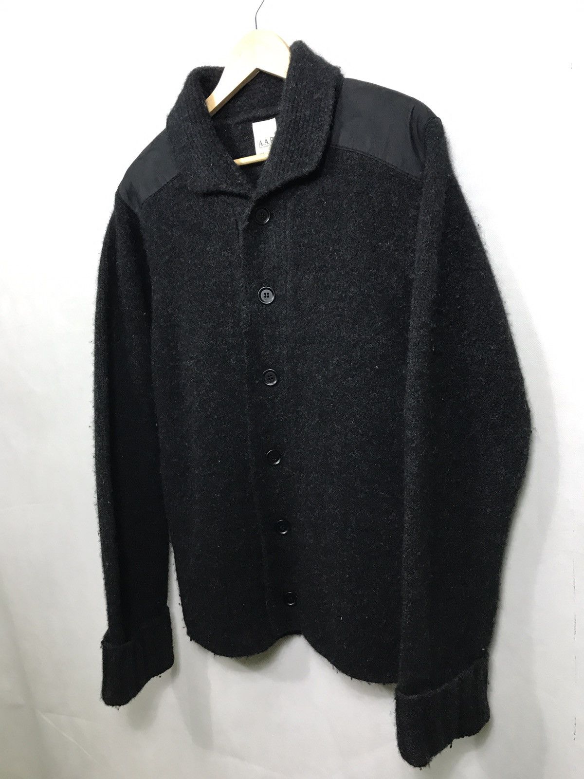 Yohji Yamamoto 🔥 YOHJI YAMAMOTO AAR YOHJI DESIGN STUDIO MOHAIR JACKET Size US L / EU 52-54 / 3 - 8 Thumbnail