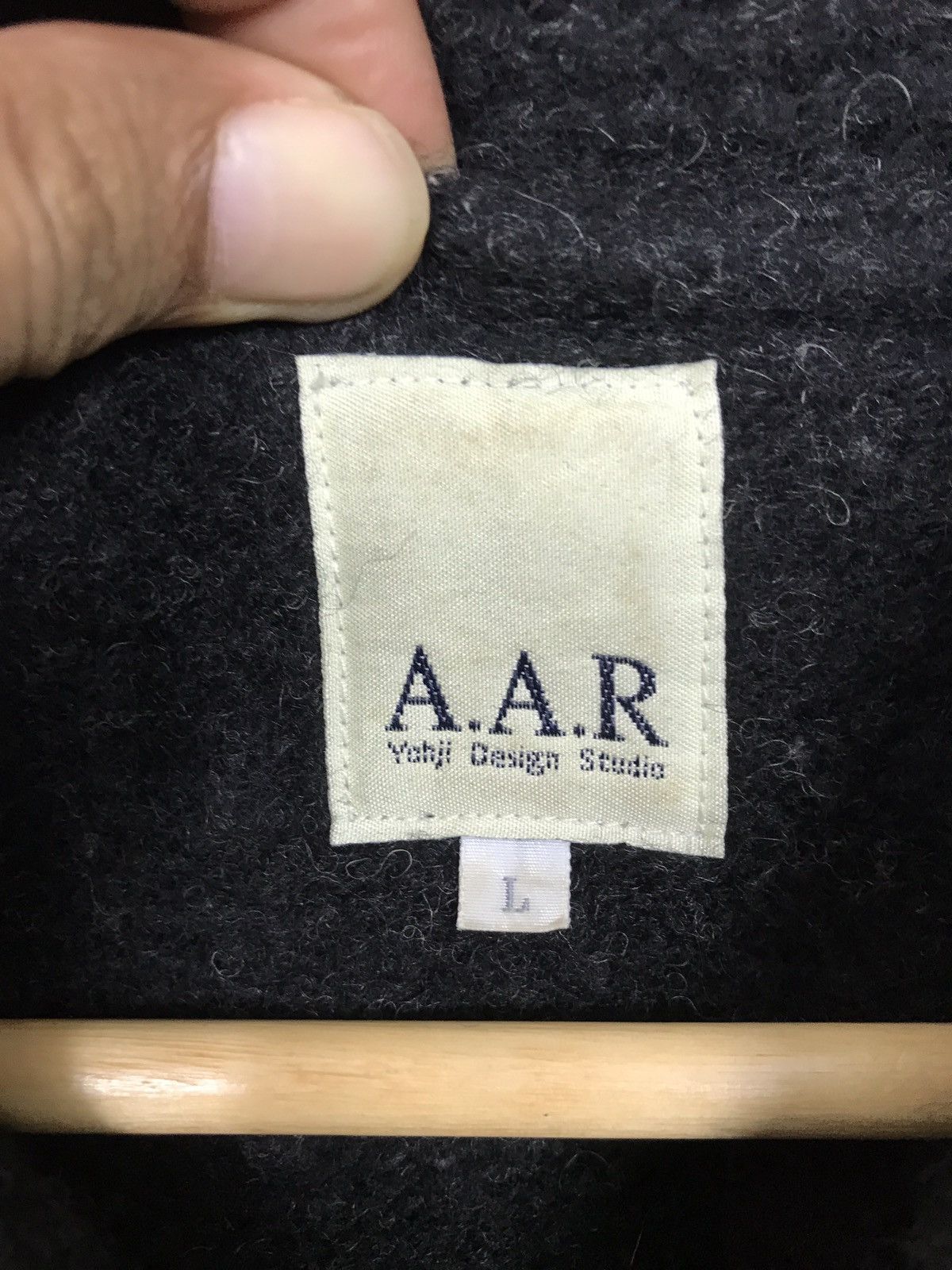 Yohji Yamamoto 🔥 YOHJI YAMAMOTO AAR YOHJI DESIGN STUDIO MOHAIR JACKET Size US L / EU 52-54 / 3 - 14 Thumbnail