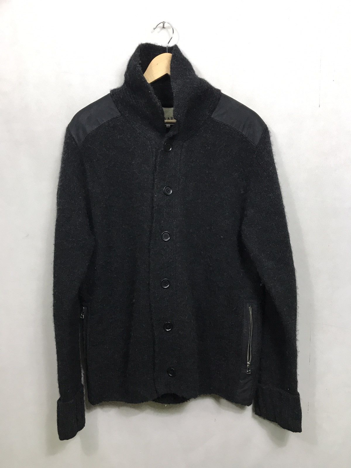 Yohji Yamamoto 🔥 YOHJI YAMAMOTO AAR YOHJI DESIGN STUDIO MOHAIR JACKET Size US L / EU 52-54 / 3 - 6 Thumbnail