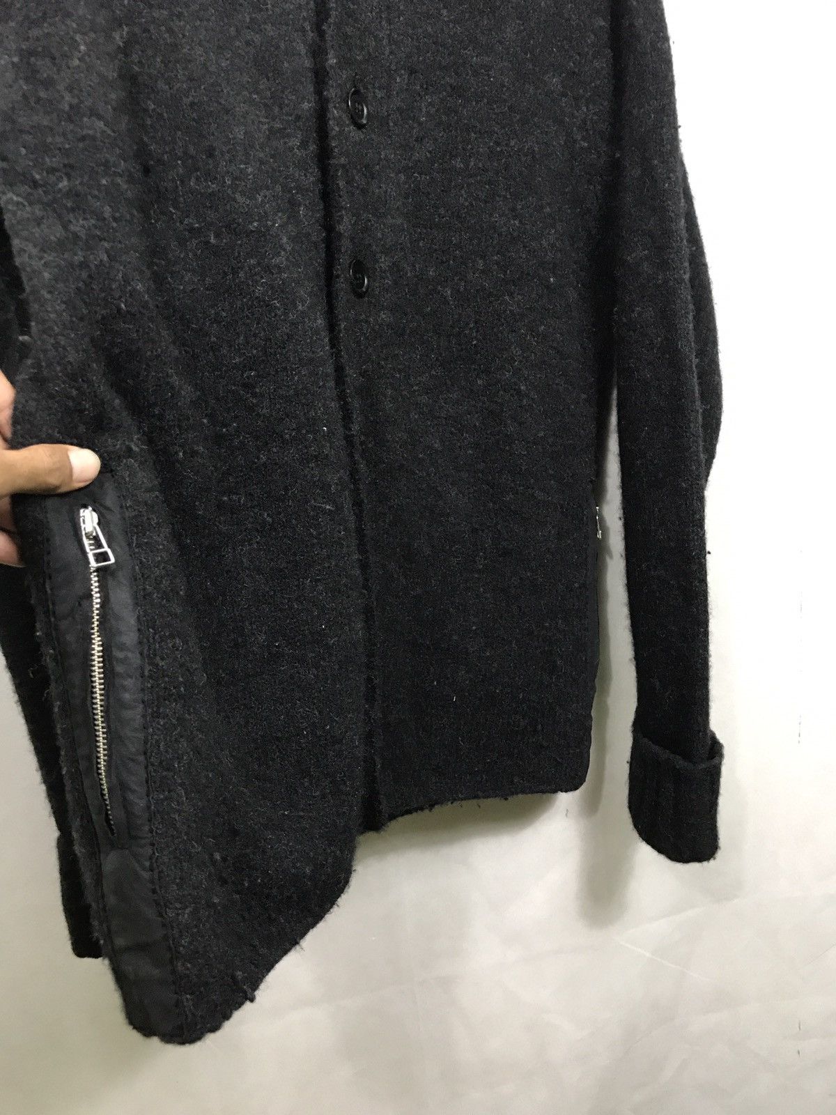 Yohji Yamamoto 🔥 YOHJI YAMAMOTO AAR YOHJI DESIGN STUDIO MOHAIR JACKET Size US L / EU 52-54 / 3 - 10 Thumbnail