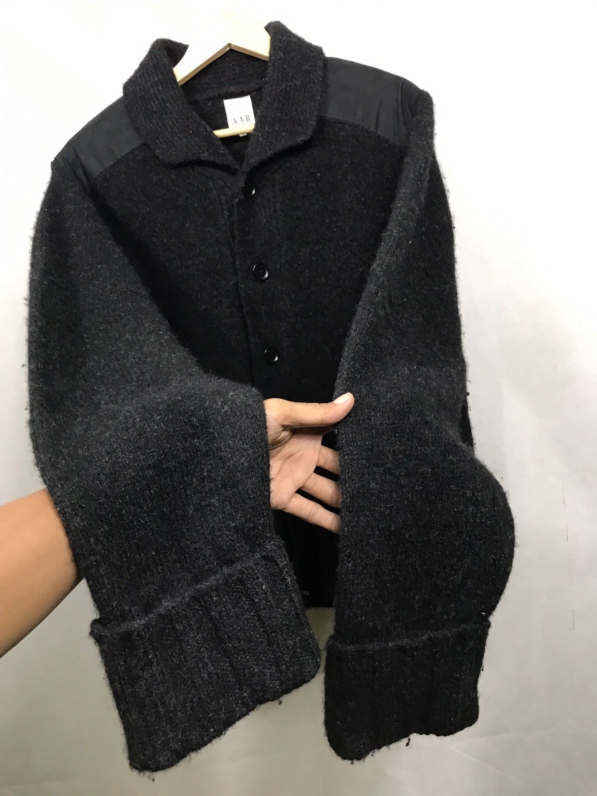 Yohji Yamamoto 🔥 YOHJI YAMAMOTO AAR YOHJI DESIGN STUDIO MOHAIR JACKET Size US L / EU 52-54 / 3 - 11 Thumbnail