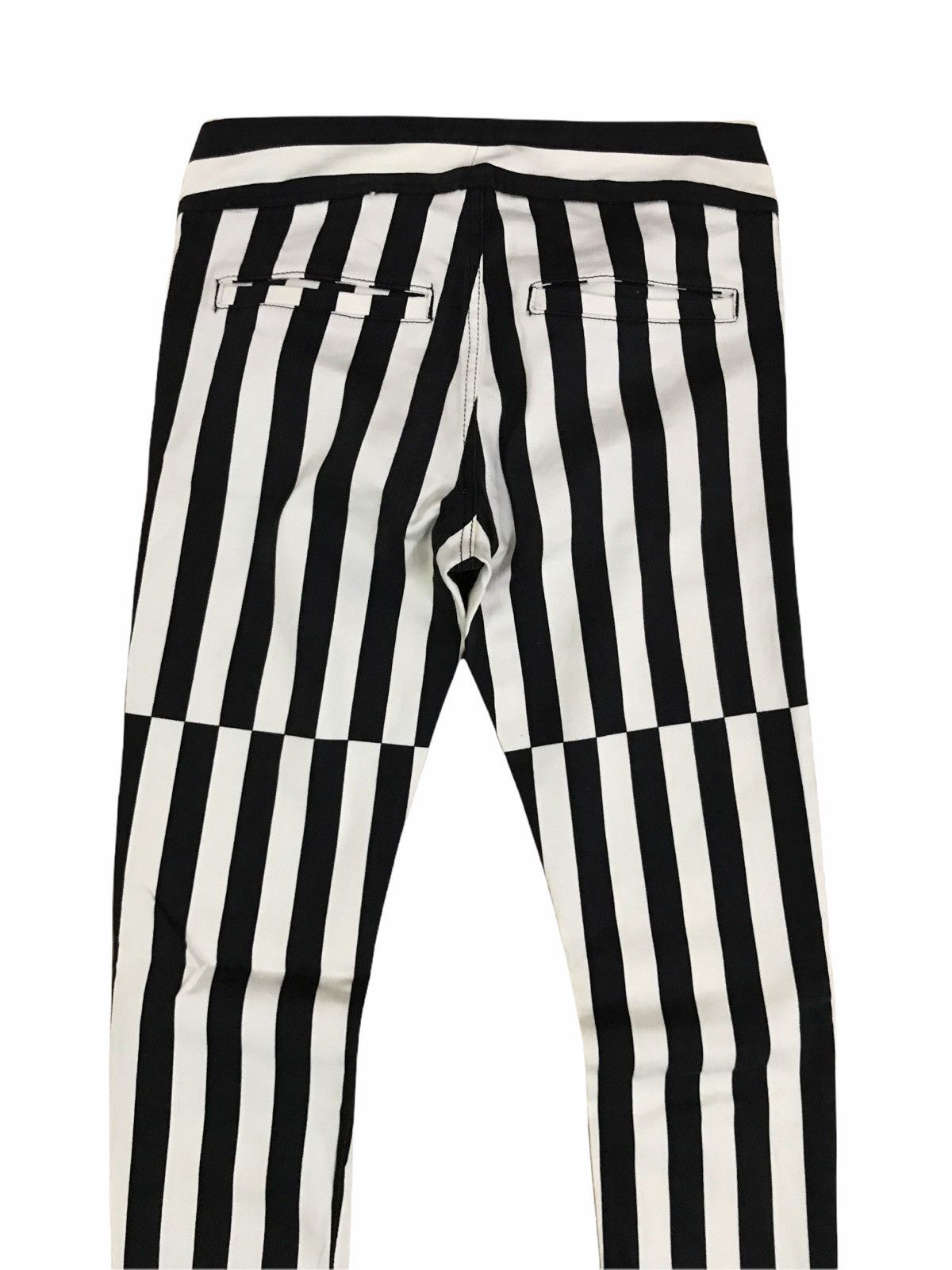 Japanese Brand Japanese Brand Aula Aila Skinny Stripes Prisoners Pants Size US 26 / EU 42 - 4 Thumbnail