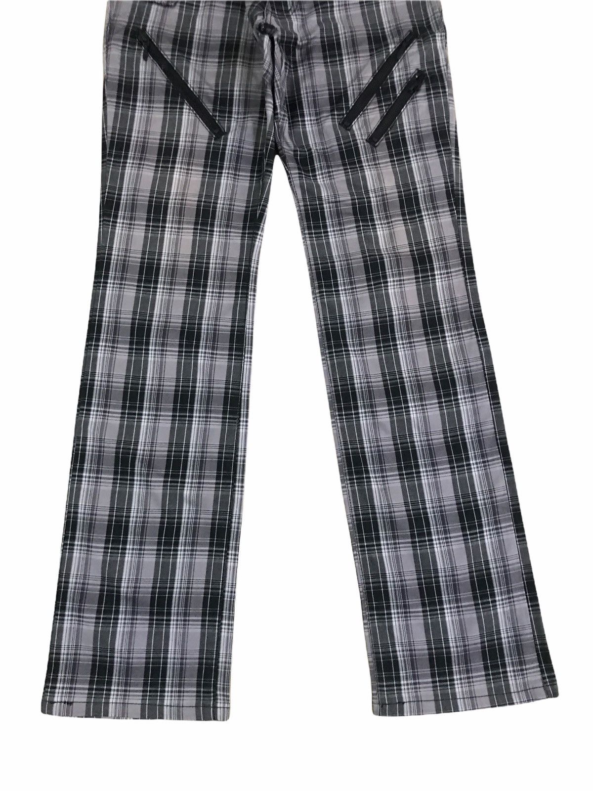 Japanese Brand × Seditionaries Semantic Design Checkered Plaid Seditionaries Zipper Pants Size US 28 / EU 44 - 7 Thumbnail