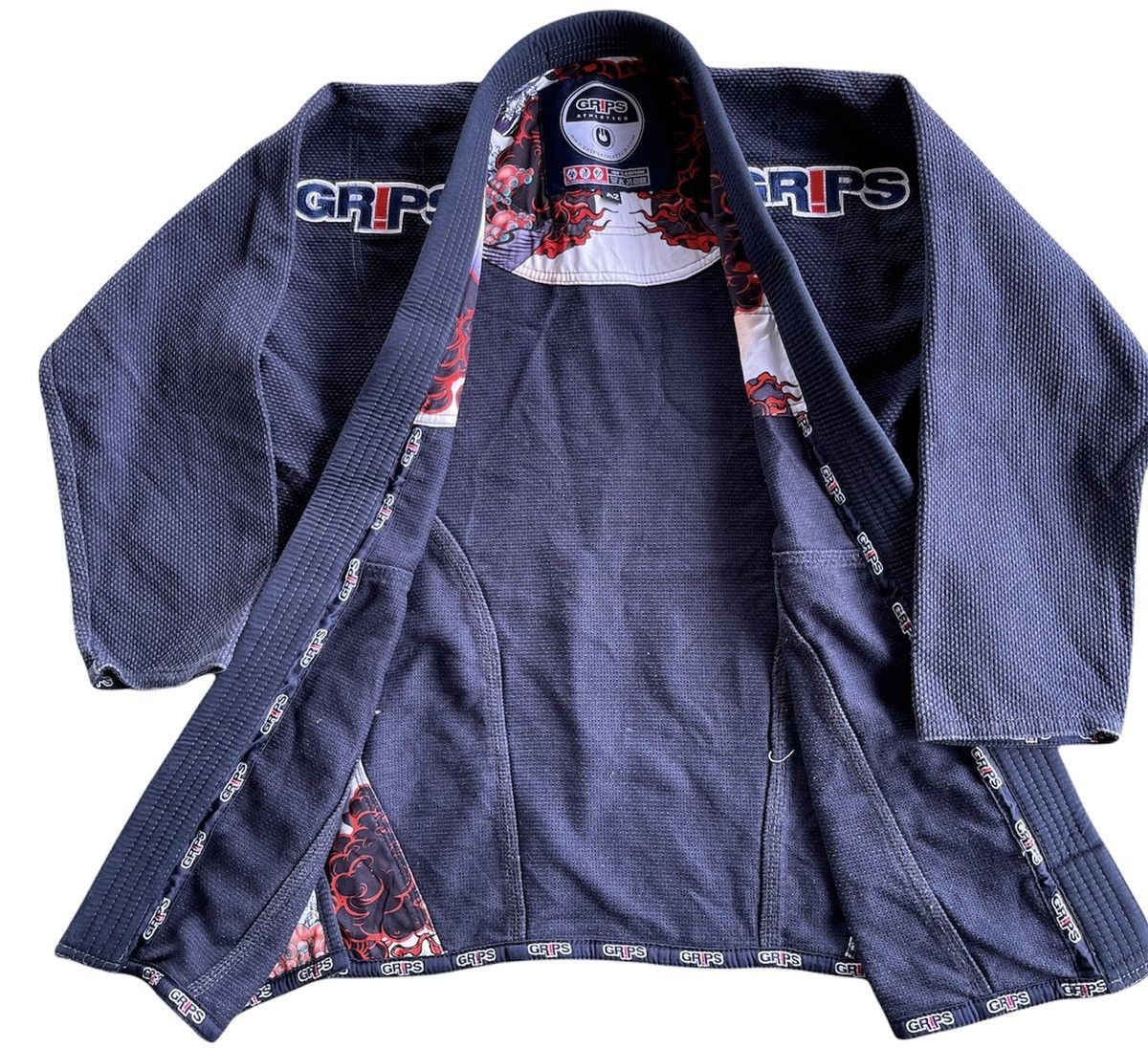 Japanese Brand GRIPS KIMONO INDIGO COTTON Size US M / EU 48-50 / 2 - 1 Thumbnail