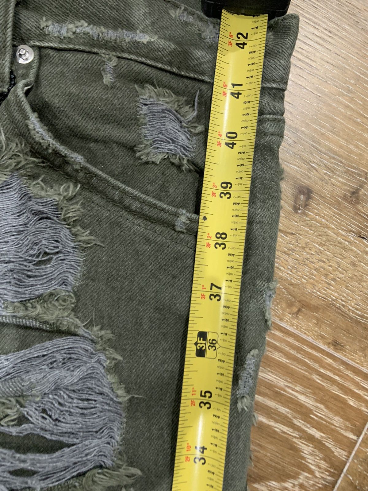 Siberia Hills Spiritual Jeans Green Size US 34 / EU 50 - 17 Thumbnail