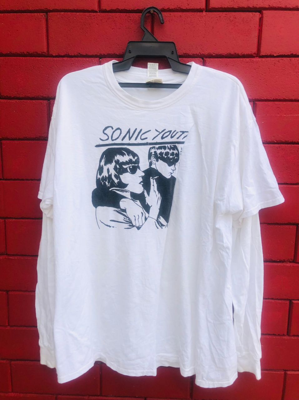 Band Tees × Vintage Vintage Thrifty Look Sonic Youth Needles Designer Fashion Size US L / EU 52-54 / 3 - 1 Thumbnail