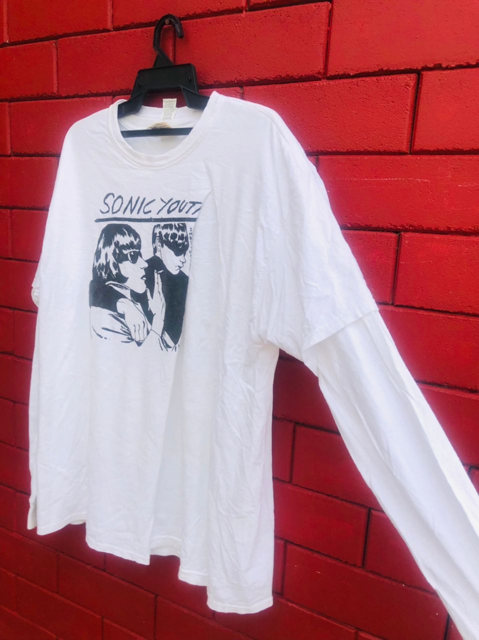 Band Tees × Vintage Vintage Thrifty Look Sonic Youth Needles Designer Fashion Size US L / EU 52-54 / 3 - 5 Thumbnail