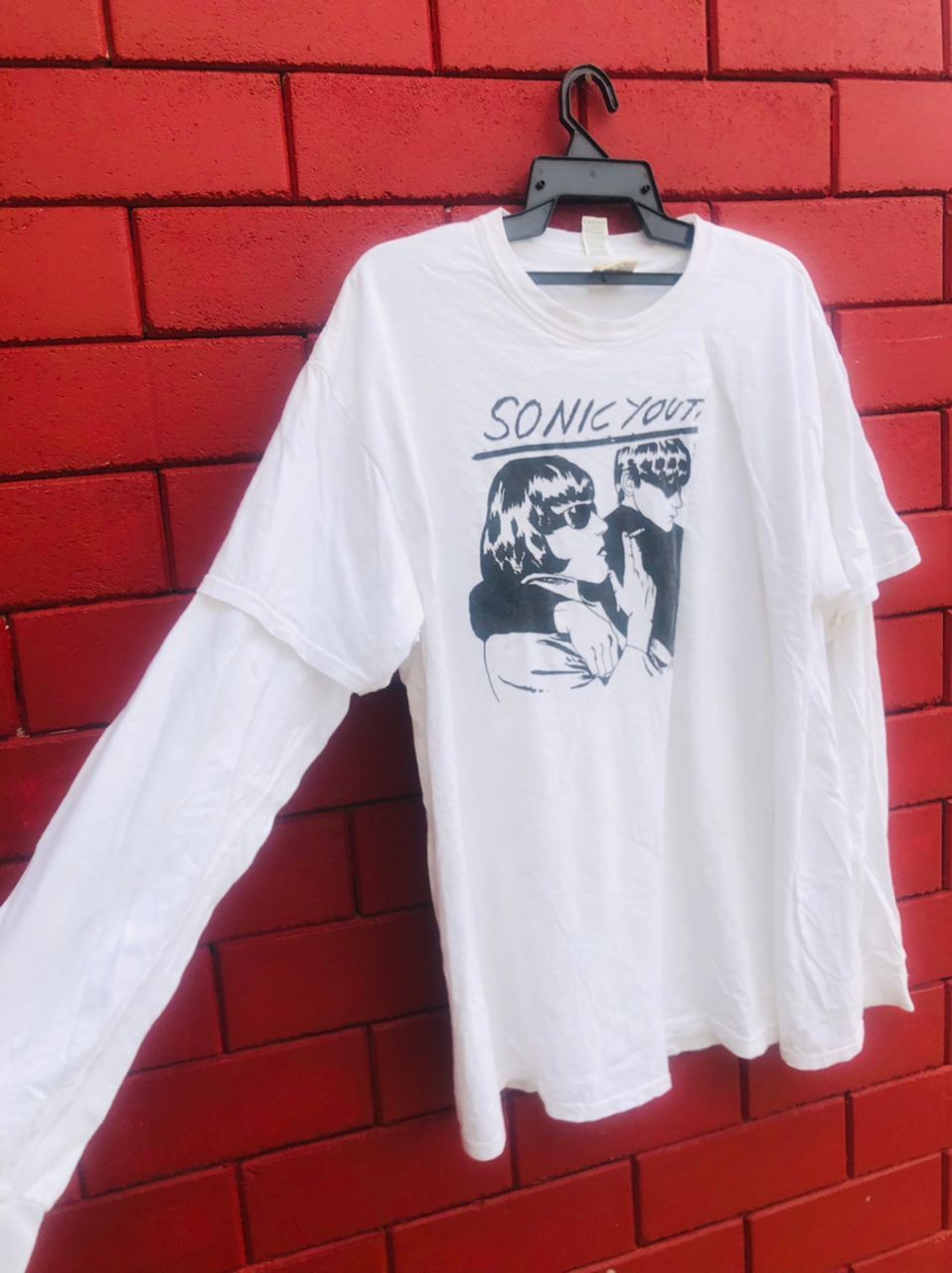 Band Tees × Vintage Vintage Thrifty Look Sonic Youth Needles Designer Fashion Size US L / EU 52-54 / 3 - 4 Thumbnail